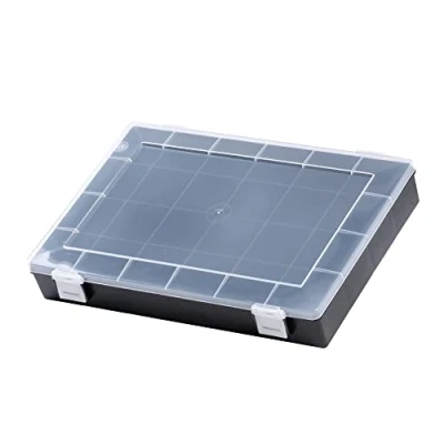 Imagen de hünersdorff caja clasificadora estable (PP Classic) con división fija (24 compartimentos), clasificadora: 225 x 335 55 mm, fabricado en Alemania.