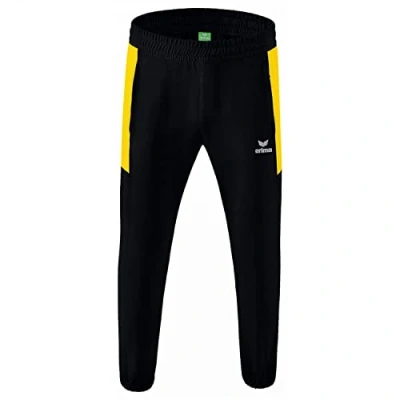 Imagen de ERIMA Hombre Team Basic Pantalón de presentación, Negro/Amarillo, L