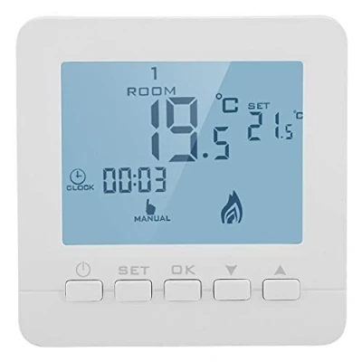 Imagen de Termostato Calefaccion,Termostato Programable Pantalla LCD Digital Controlador de Temperatura Inteligente Termostatos 5A