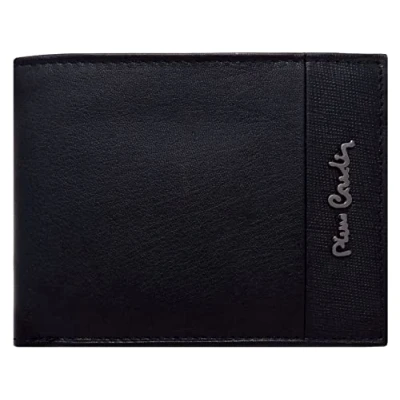 Imagen de Pierre Cardin,Cartera de Hombre,Cuero Real,Slim, Hombre, pequeña Delgada RFID, Regalo, Billetera con Monedero, Delgada, Porta Billetes, niño