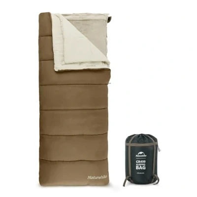 Imagen de Naturehike Saco de Dormir 5 ℃ a 13 ℃, 300 g/m², Algodón Impermeable, Extraíble,Adecuado para Camping, Montañismo, Senderismo, Interior