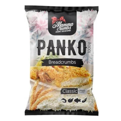 Imagen de Mamma Crumbs Pan Rallado Fino Panko, Original Japonés Denkyoku, Panko 1kg