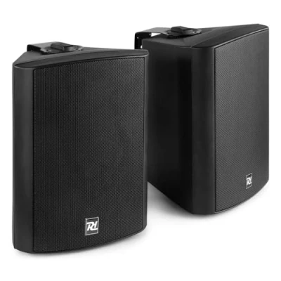 Imagen de Power Dynamics DS65MB Conjunto Altavoces Activos (Activo+pasivo) con woofer de 6,5 Pulgadas, Tweeter 1/2 Pulgada y 125W, Receptor Bluetooth Reproductor Multimedia MP3 USB, Color Negro