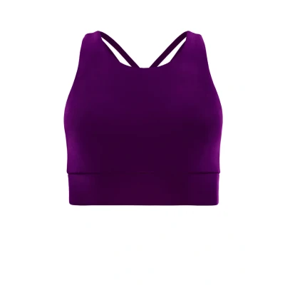 Imagen de Winshape Functional Comfort SB103C Sujetadores deportivos con sujeción ligera, Mujer, Talla: XS, Dark plum