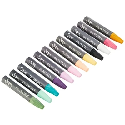 Imagen de Sizzix Pasteles De Aceite 664667, Colores surtidos, 12 pzas, Tamaño Único