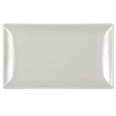 Imagen de H&amp;h set 6 piatti rettangolari boston tortora cm 25x15