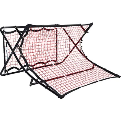 Imagen de Pure2Improve P2I100440 Red de fútbol Unisex, Adulto, Color Rojo/Negro