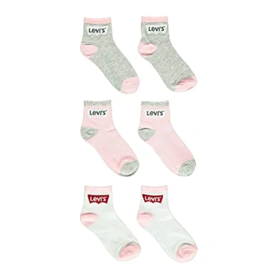 Imagen de Levi&#039;s Batwing MID CUT 3 PACK Unisex Calcetines para niños, Talla: 37.5 40, Fairy tale