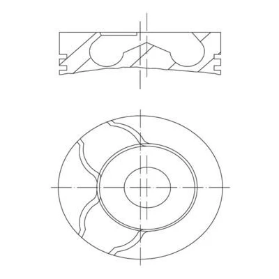 Imagen de Pistón MAHLE ORIGINAL 021 PI 00122 000
