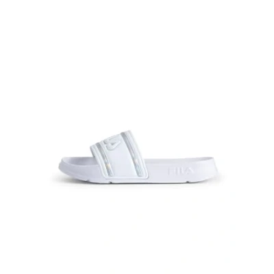 Imagen de FILA Morro Bay Logo Slipper Wmn, Sandalia Deslizante Mujer, White Iridescent, 42 EU