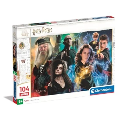 Imagen de Clementoni Harry Potter Supercolor Puzzle Infantil De 104 Piezas, para Niños 6 8 Años, Desarrolla La Concentraciòn Mentàl Y Logica, 25775, Multicolor