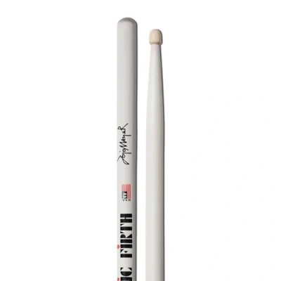 Imagen de Vic FIrth Baquetas de la serie Signature Jojo Mayer Punta Madera color blanco