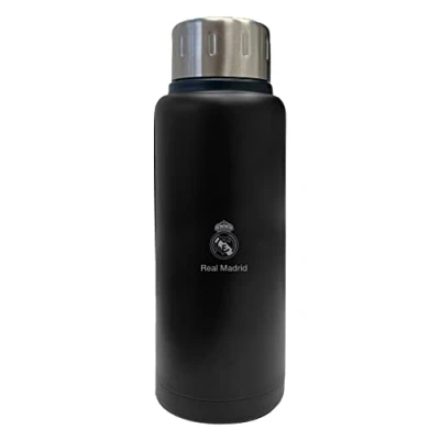 Imagen de BOTELLA TERMO ACERO INOXIDABLE 500ml REAL MADRID PREMIUM