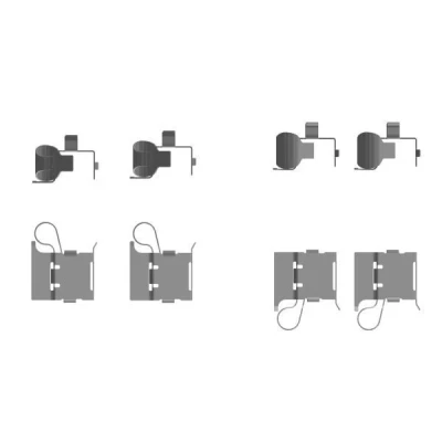 Imagen de Kit d&#039;accessoires, plaquette de frein à disque TEXTAR 82556700