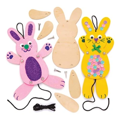 Imagen de Baker Ross Conejito de Pascua Paquete 4, Manualidades para Niños (AW331)