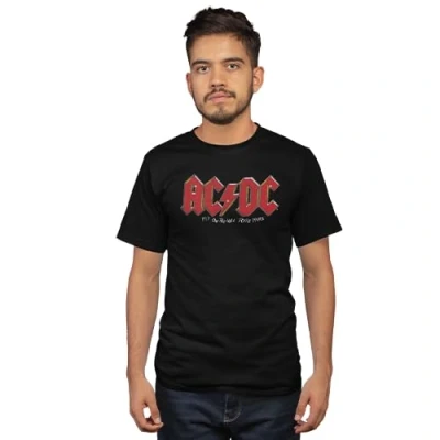 Imagen de AC/DC MEACDCRTS032 Camisetas, Negro, M para Hombre