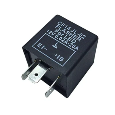 Imagen de Movilideas Relé CF14 JL 02 para intermitente de coche y moto 12V 0.02A 20A Rele Flash LED Indicador Señal Resistor Flasher Relay Motocicleta