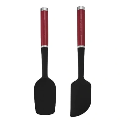 Imagen de KitchenAid KQG437OHERE Juego de 2 espátulas silicona, color rojo imperio