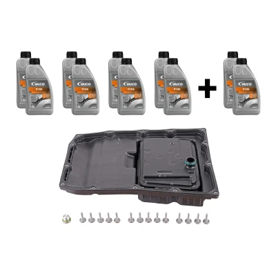 Imagen de VAICO V45 0188 XXL Kit piezas, cambio aceite caja automática con junta cant. de para descarga aceite, tornillos, filtro