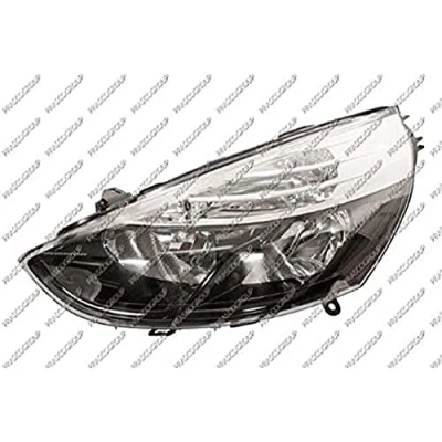 Imagen de PRASCO RN3294924 Faros izquierda H7/H1 negro con servomotor para reg. alcance luces RENAULT: Clio 4, 4