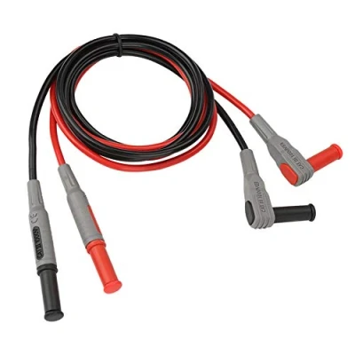 Imagen de P1033 4mm Banana Plug Cable de Prueba Wire Line Tipo Ángulo Recto Multímetro Conectores Eléctrica