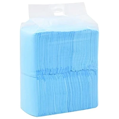Imagen de vidaXL 100x Empapadores para Mascota Textil no Tejido Animales de Compañía Casa Hogar Adiestramiento Educación Gasas Orines Micción 60x60 cm