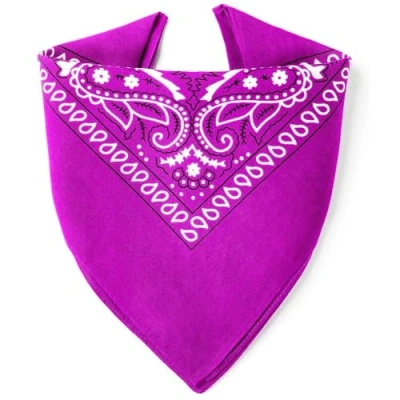 Imagen de Karl Loven EL BANDANA Estampado Paisley 100% Algodón Máximo grosor 20 Colores Exclusivos Orquídea (Modelo Mandala)