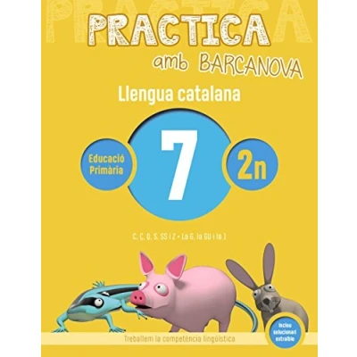 Imagen de Practica amb Barcanova 7. Llengua catalana: C, Ç, Q, S, SS,¡ i Z. la G, GU J (Quaderns)