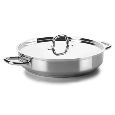 Imagen de Lacor 54650S Paellera Sin Tapa 50Øcm Chef Luxe Inox