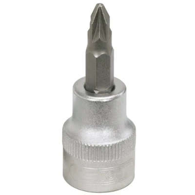 Imagen de KS TOOLS 911.3883 Piezas insertables de llave cubo DIN 3120, ISO 1174, ISO1174 PZ 3 Acero cromo vanadio Destornillador Pozidriv (PZ) moleteado