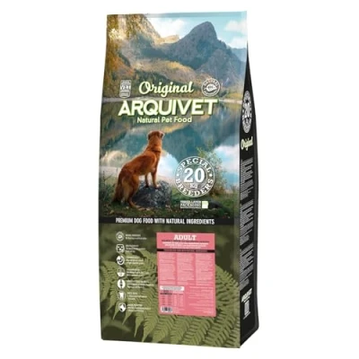 Imagen de Arquivet Original Adult Pienso para Perros Adultos Salmón y arroz Comida Alimento seco Alimentación Canina Saludable 20 kg
