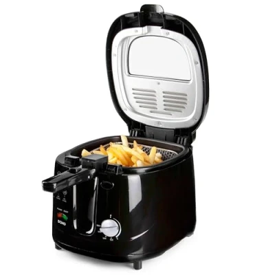 Imagen de Domo DO 461FR Freidora, 1800 W, 2,5 l, color negro