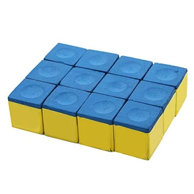 Imagen de 12 Piezas Puntas De Taco Billar Punteras Reemplazo ,Carbonato Calcio Antideslizante Pajarita Billar/Pool/Snooker Cue Tips Stick Tiza Para