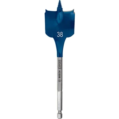 Imagen de Bosch Professional 1x Brocas fresadoras planas Expert SelfCut Speed (para Madera blanda, Aglomerado, Ø 38,00 mm, Longitud 152 accesorios Taladro de impacto rotativo)