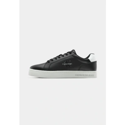 Imagen de Calvin Klein Classic Cupsole Mono LTH Ym0Ym01369, Parte Superior Baja Hombre, Black (Black/Bright White), 47 EU