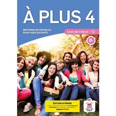 Imagen de À plus 4 éd.hybride livre de l&#039;élève