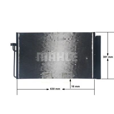 Imagen de MAHLE ORIGINAL AC 345 000S Condensador con secador 610 BMW: 5 Berlina, Touring norauto, oscaro, mister auto
