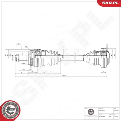 Imagen de Válvula control, ajuste de levas ESEN SKV 39SKV089