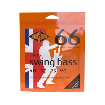 Imagen de cuerdas Rotosound para Bajo Eléctrico SWING 66 Stainless SETS 4 RS66S SHORT Scale 40 90