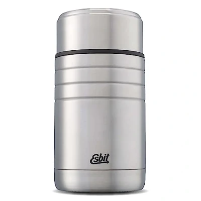 Imagen de Esbit Majoris Recipiente térmico (acero inoxidable, sin BPA, 1 L, para alimentos fríos y calientes, sopa, almuerzo), Plata, 1000 ml