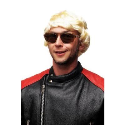 Imagen de WIG ME UP 3296 ZA615 Peluca para Hombres Carnaval Halloween Rubio Claro Popstar Gigolo