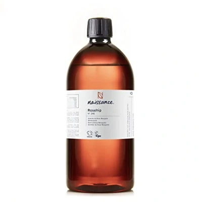 Imagen de Naissance Aceite Vegetal de Rosa Mosqueta (No. 246) 900ml Natural, Vegano, Sin Hexano y no OGM Hidrata Nutre Todo Tipo Pieles, el Cabello las Uñas