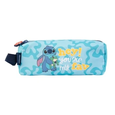 Imagen de Grupo Erik Estuche Stitch Escolar niña con asa y Cierre Cremallera │ Estuches Escolares Adolescentes, Material papeleria Ideal Vuelta al Cole