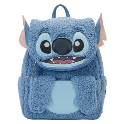 Imagen de Loungefly Disney Stitch Plush Pocket Mini Mochila