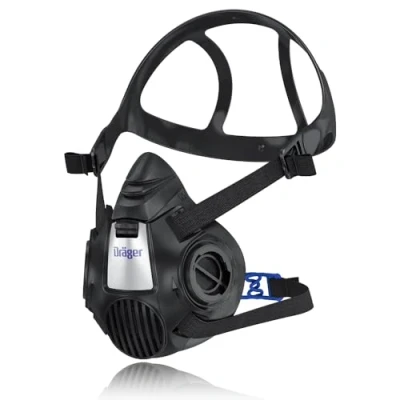 Imagen de Dräger X plore 3500 cubierta facial en Talla S Respirador semimáscara reutilizable para uso con filtros de bayoneta reemplazables