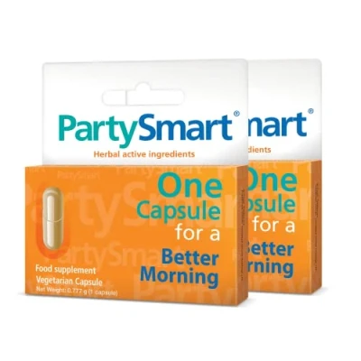 Imagen de Himalaya PartySmart ofrece apoyo para una noche divertida y mejor mañana, 2 Cápsulas.