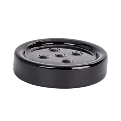 Imagen de Wenko Jabonera Polaris Negra cerámica Seifenschale Negro