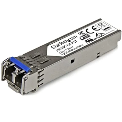 Imagen de Startech Paquete De 10 Sfp+ Fibra Gigabit Compatible Con Hp J4858c Monomodo Lc Ddm 550m