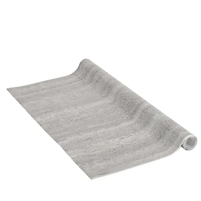 Imagen de Venilia Lámina adhesiva, Hormigón Óptica de piedra Blanco, 45cm x 2m, Espesor 95μ, Vinilo autoadhesivo para muebles o cocina, decorativas papel pintado pared, PVC sin ftalatos, Fabricado en UE