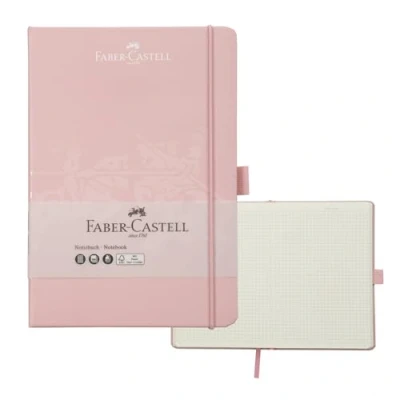 Imagen de Faber Castell 27826 Cuaderno DIN A5 rosa sombra, cuadriculado, 100 g/m², 194 páginas papel FSC mix, 145 x 210 mm